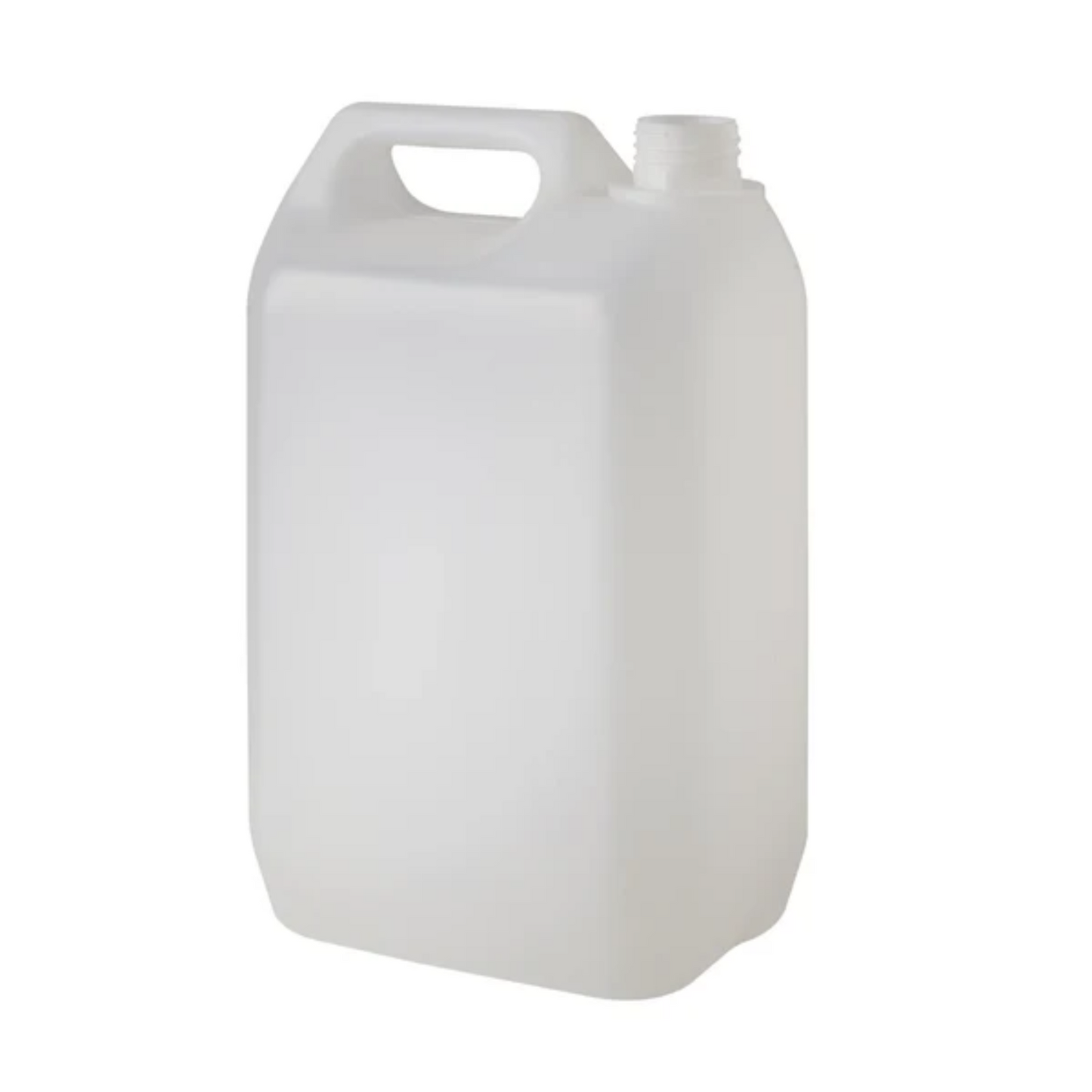 5 Litre Plastic Natural Jerry Can With 38mm Neck 135g