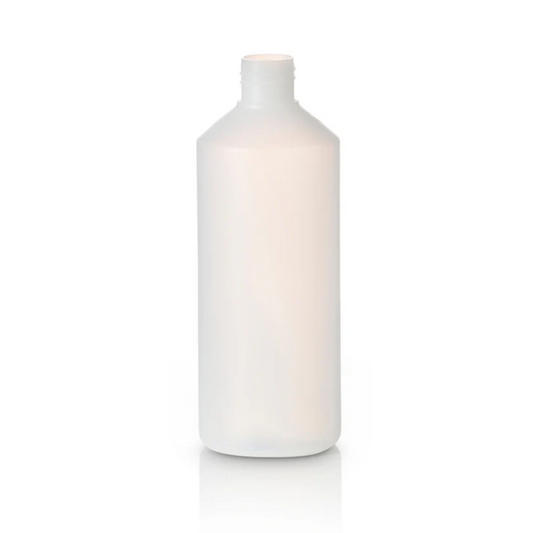 500ml Natural HDPE Cylindrical Bottle