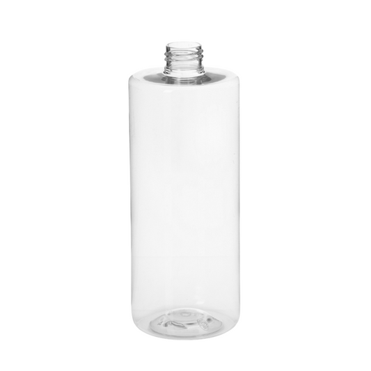 500ml Clear PET 30% PCR Tubular Bottle
